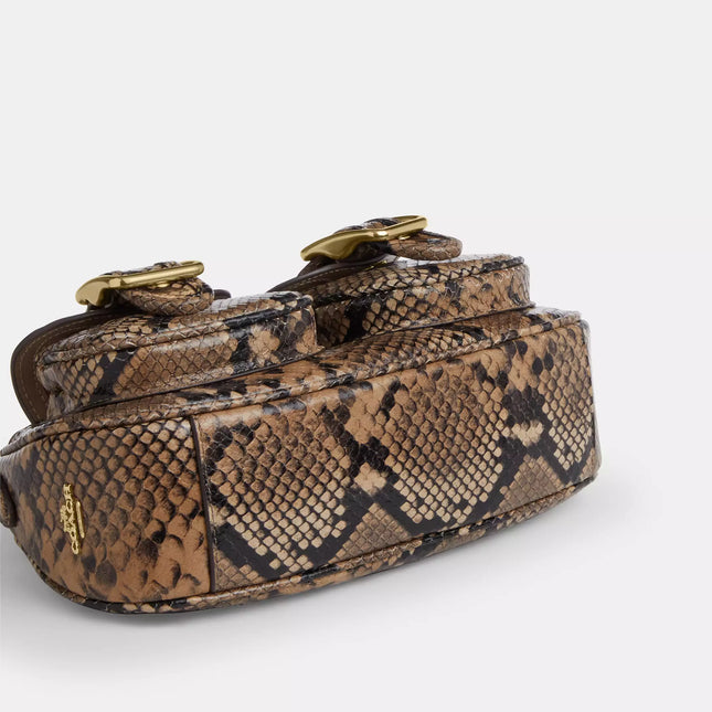 Ashton Bag With Snake Print
