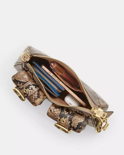 Ashton Bag With Snake Print