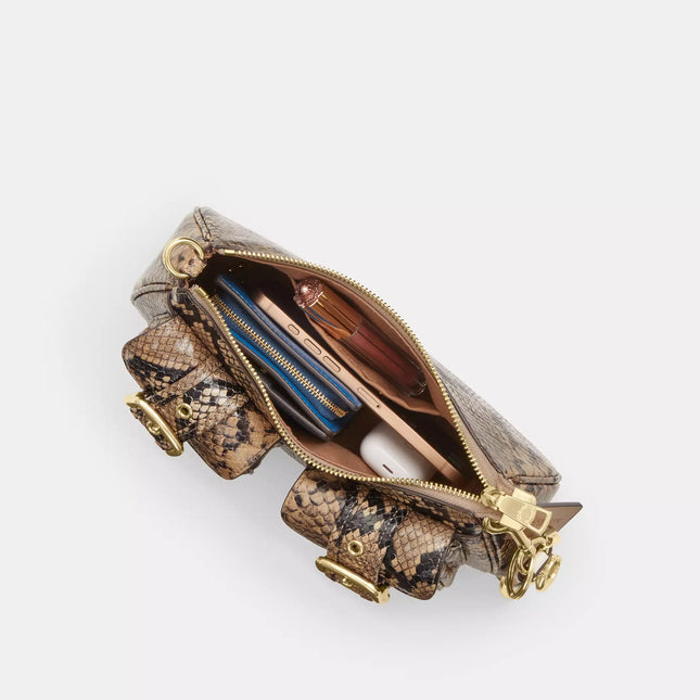 Ashton Bag With Snake Print