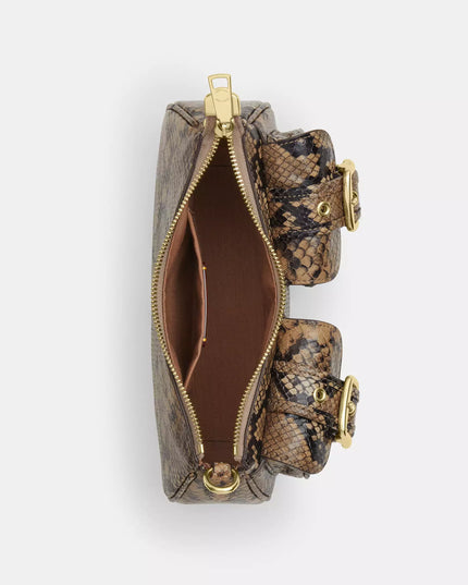 Ashton Bag With Snake Print