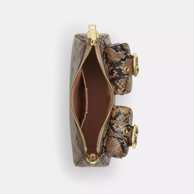 Ashton Bag With Snake Print