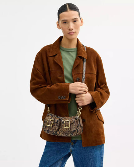 Ashton Bag With Snake Print