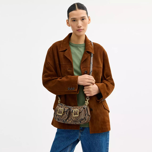 Ashton Bag With Snake Print