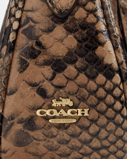 Ashton Bag With Snake Print