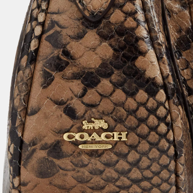 Ashton Bag With Snake Print