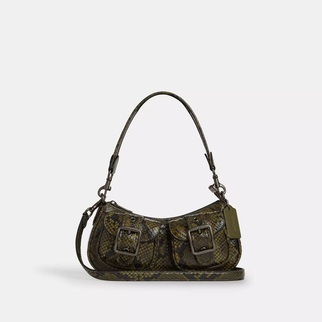 Ashton Bag With Snake Print