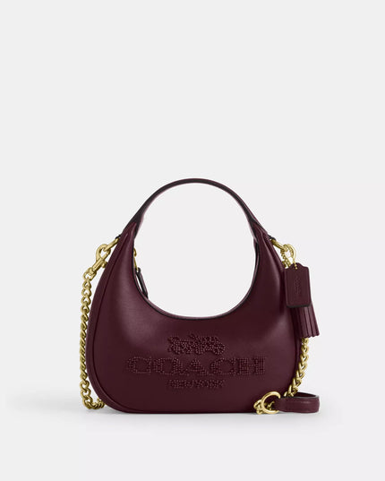 Carmen Mini Crossbody Bag With Beaded Coach Graphic