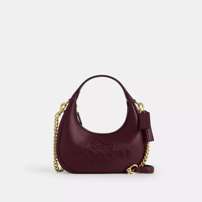 Carmen Mini Crossbody Bag With Beaded Coach Graphic