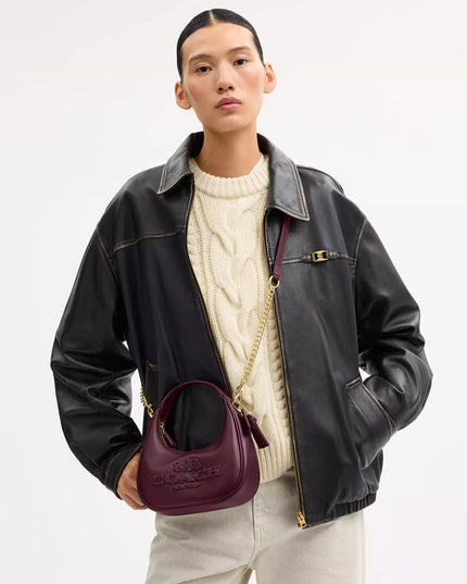 Carmen Mini Crossbody Bag With Beaded Coach Graphic