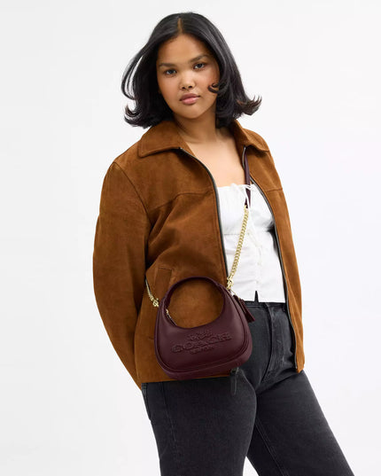 Carmen Mini Crossbody Bag With Beaded Coach Graphic