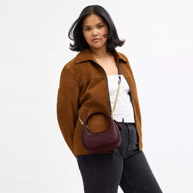 Carmen Mini Crossbody Bag With Beaded Coach Graphic