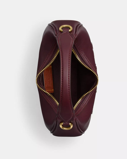 Carmen Mini Crossbody Bag With Beaded Coach Graphic