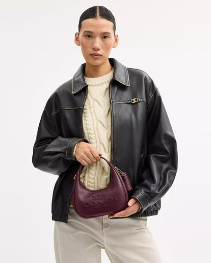 Carmen Mini Crossbody Bag With Beaded Coach Graphic