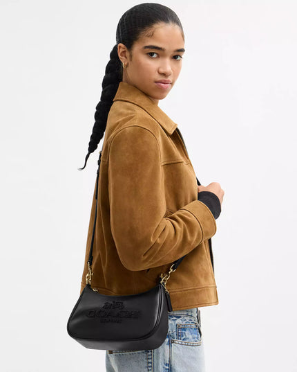 Teri Shoulder Bag With Beaded Coach Graphic