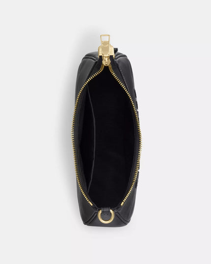 Teri Shoulder Bag With Beaded Coach Graphic