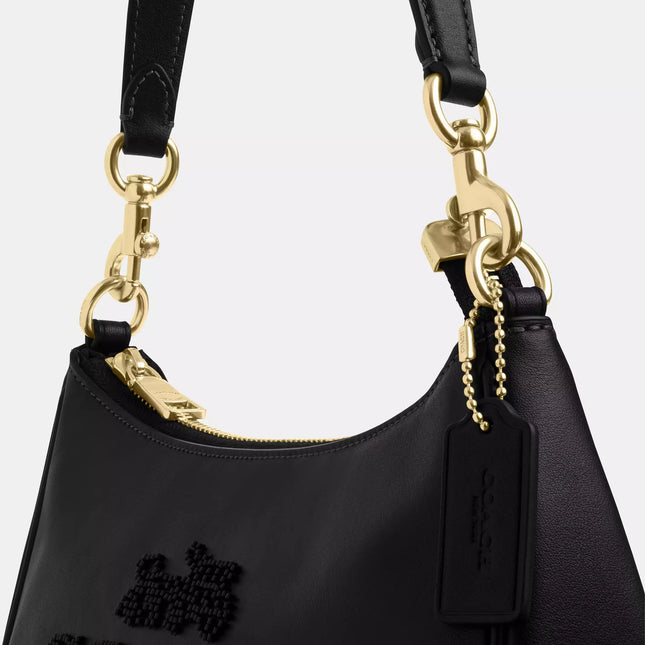 Teri Shoulder Bag With Beaded Coach Graphic