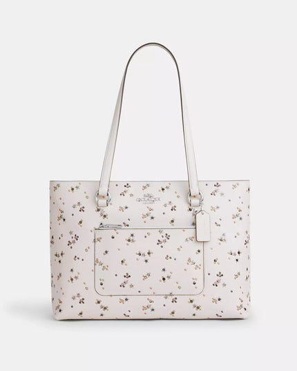 Station Tote Bag With Star Print