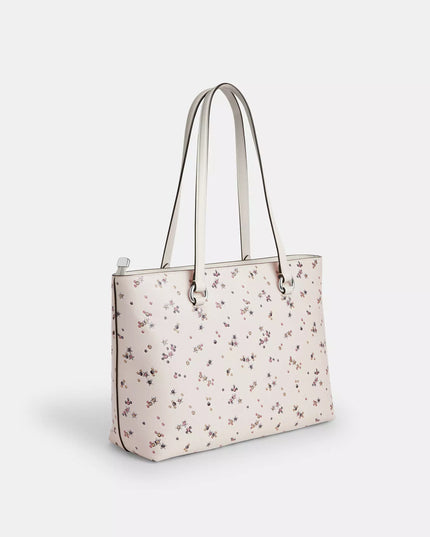 Station Tote Bag With Star Print