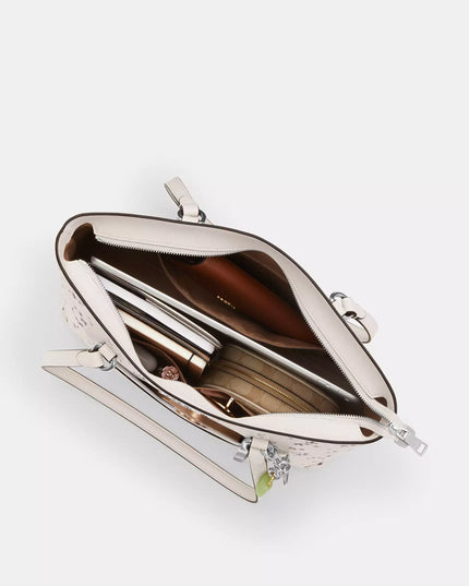 Station Tote Bag With Star Print