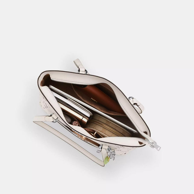 Station Tote Bag With Star Print