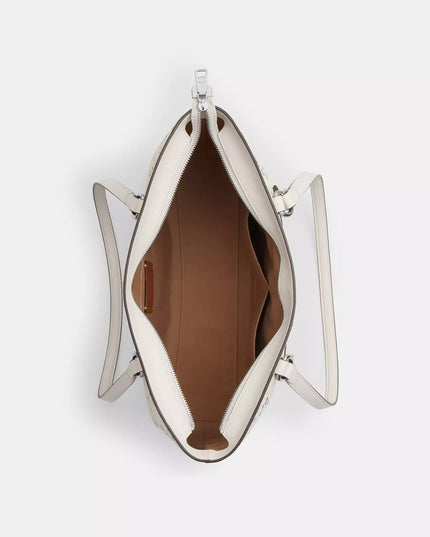 Station Tote Bag With Star Print