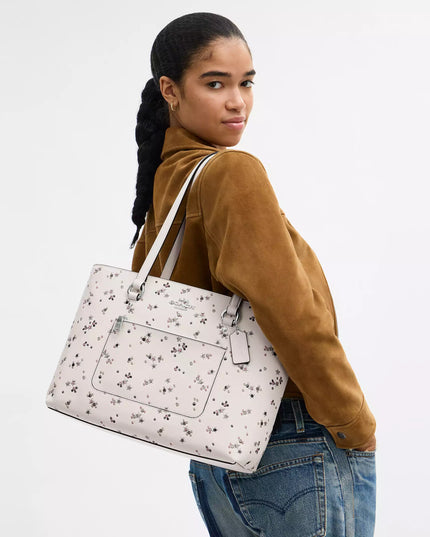 Station Tote Bag With Star Print