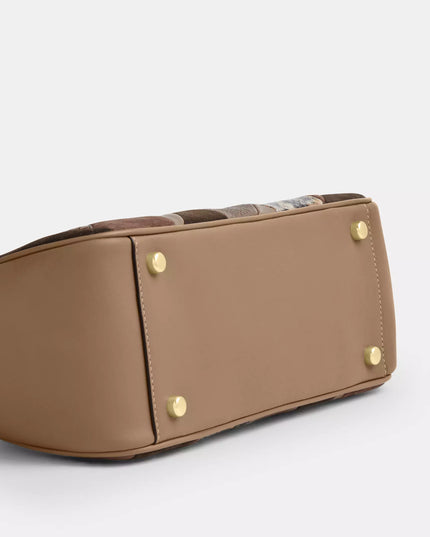 Asher Shoulder Bag With Patchwork