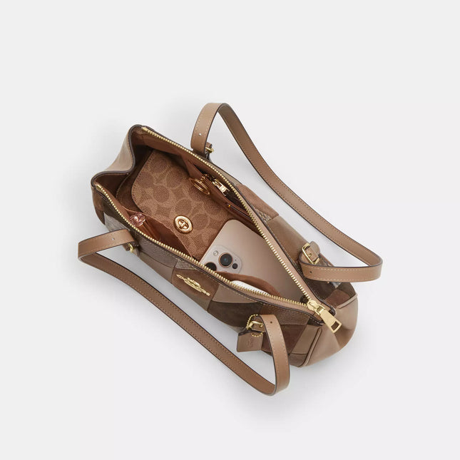 Asher Shoulder Bag With Patchwork