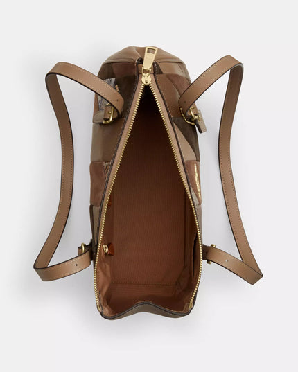 Asher Shoulder Bag With Patchwork