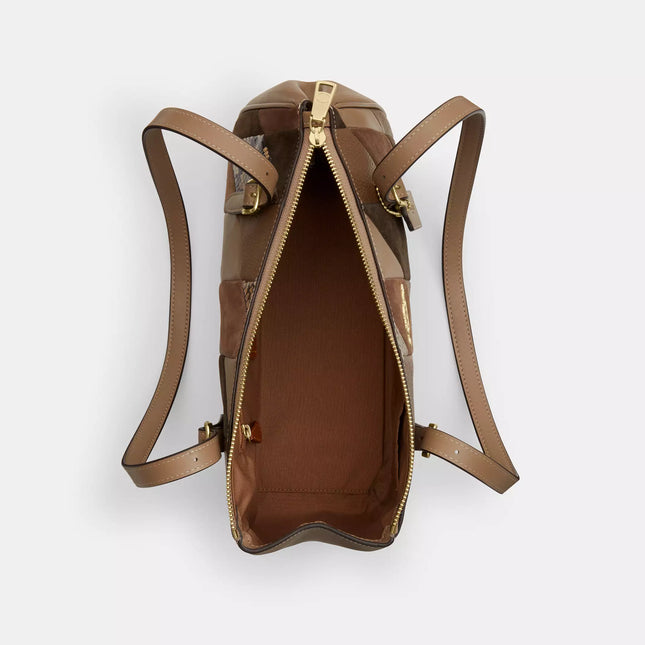 Asher Shoulder Bag With Patchwork