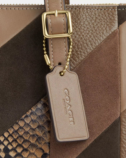 Asher Shoulder Bag With Patchwork