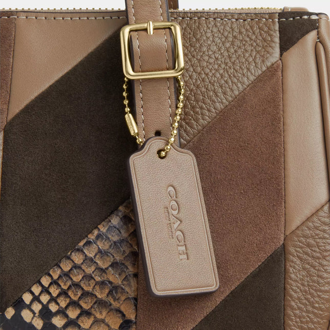 Asher Shoulder Bag With Patchwork