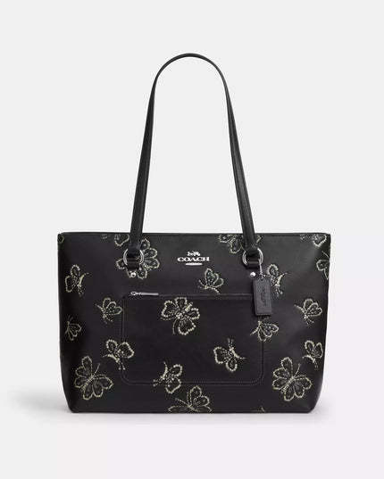 Station Tote Bag With Butterfly Print