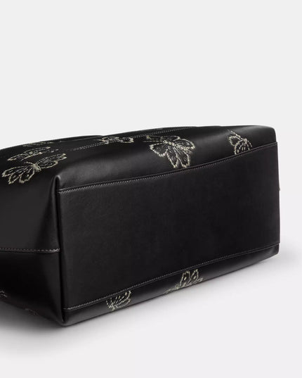 Station Tote Bag With Butterfly Print