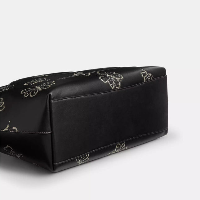 Station Tote Bag With Butterfly Print