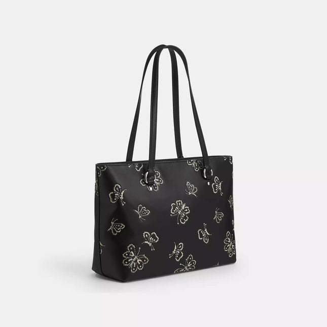 Station Tote Bag With Butterfly Print