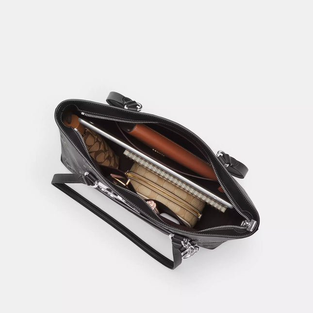 Station Tote Bag With Butterfly Print