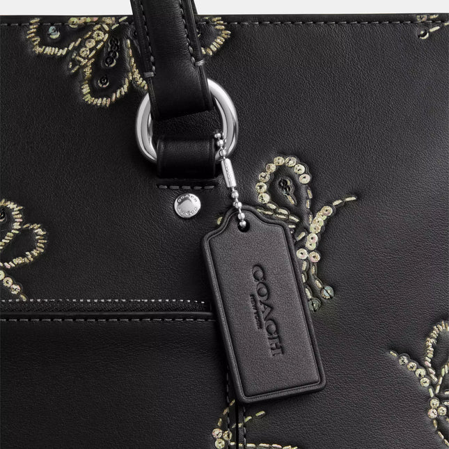 Station Tote Bag With Butterfly Print