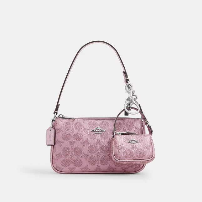 COACH Boxed Nolita 19 And Nolita Bag Charm Set In Signature Canvas