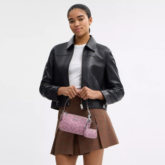 COACH Boxed Nolita 19 And Nolita Bag Charm Set In Signature Canvas