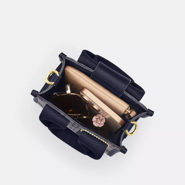 Smith Mini Tote Bag In Signature Jacquard