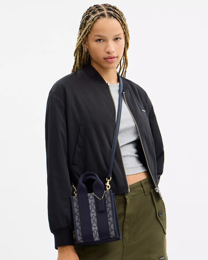 Smith Mini Tote Bag In Signature Jacquard