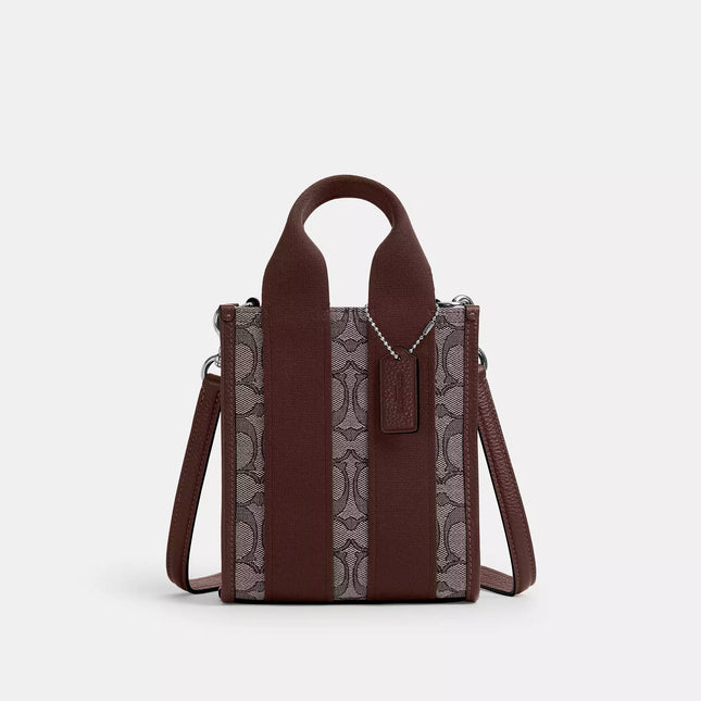 Smith Mini Tote Bag In Signature Jacquard