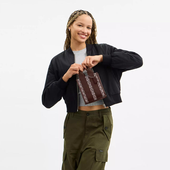 Smith Mini Tote Bag In Signature Jacquard