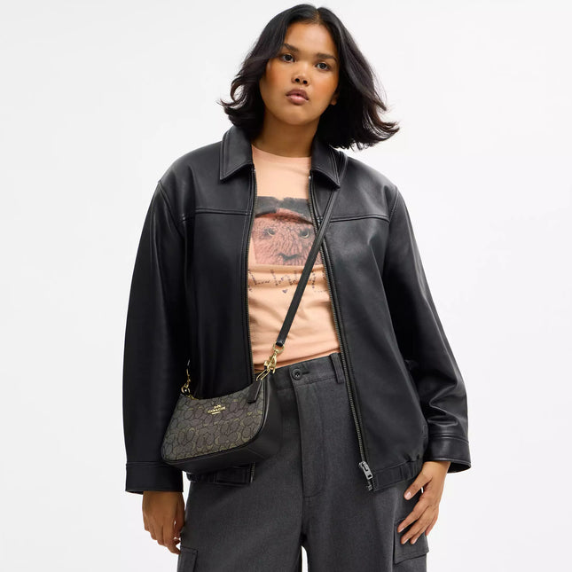 Teri Shoulder Bag In Signature Jacquard