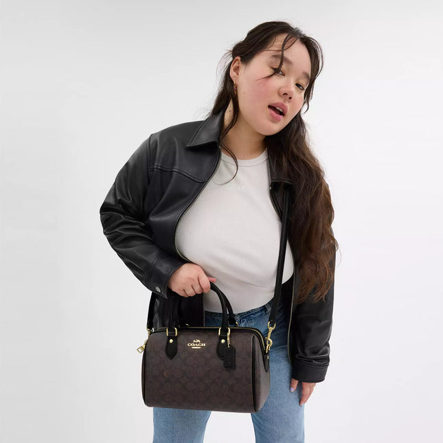 Rowan Satchel Bag In Signature Canvas