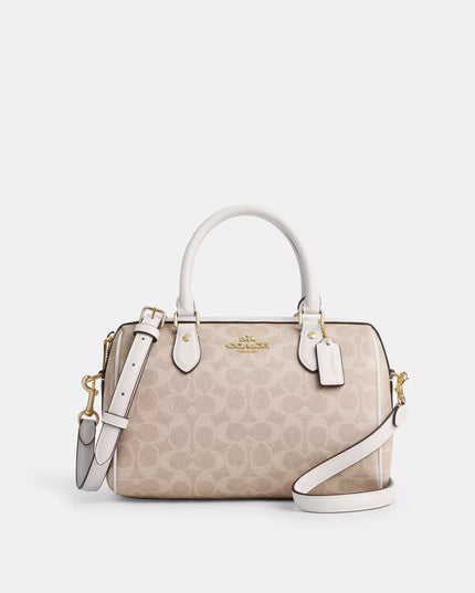 Rowan Satchel Bag In Signature Canvas