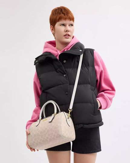 Rowan Satchel Bag In Signature Canvas