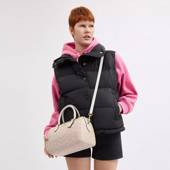 Rowan Satchel Bag In Signature Canvas