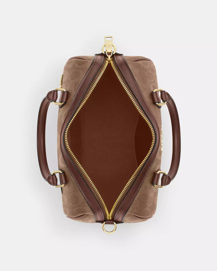 Rowan Satchel Bag In Signature Canvas